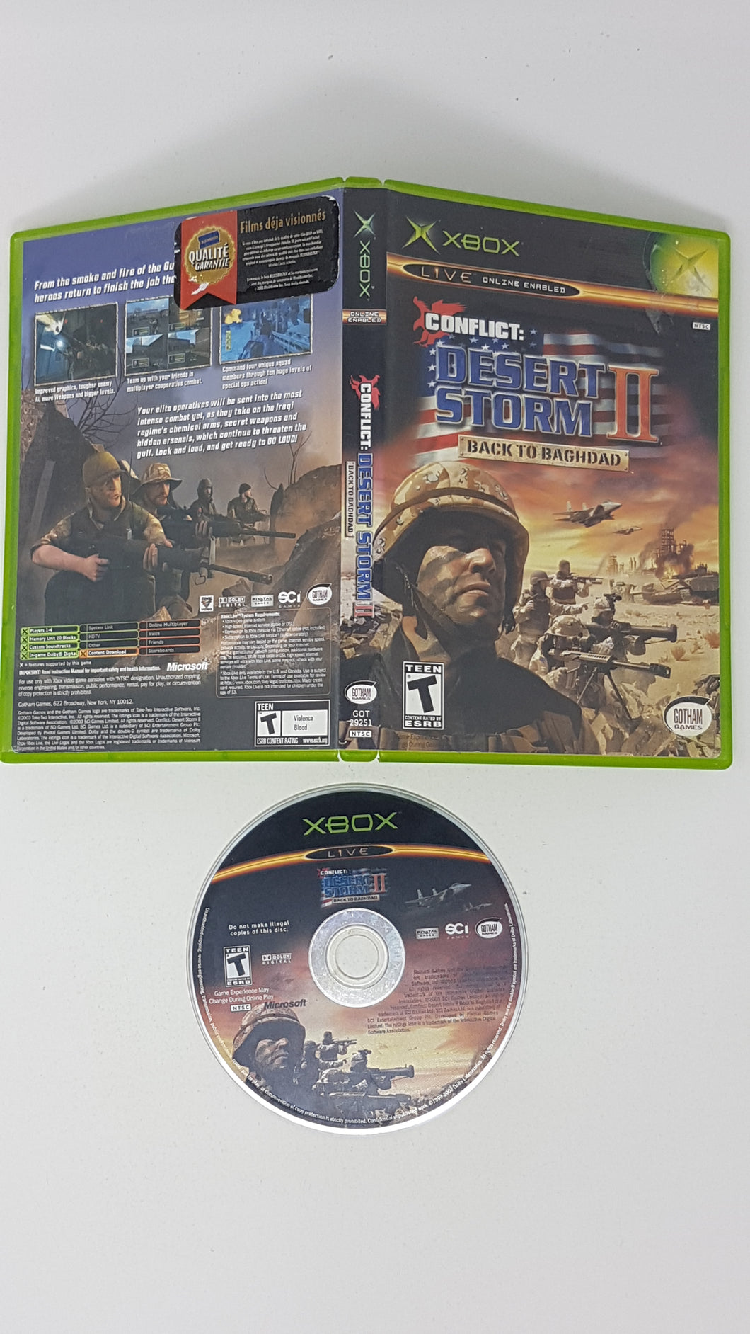Conflict Desert Storm 2 - Microsoft Xbox