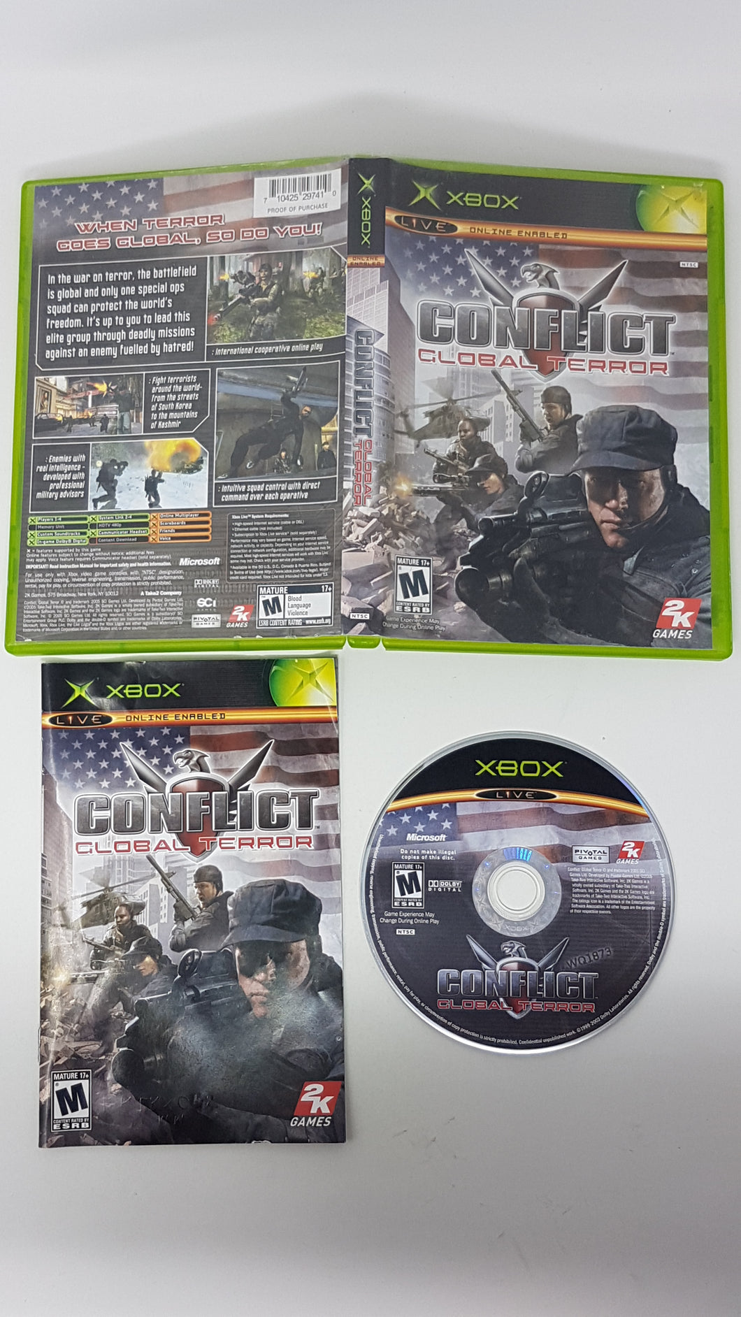 Conflict Global Terror - Microsoft Xbox