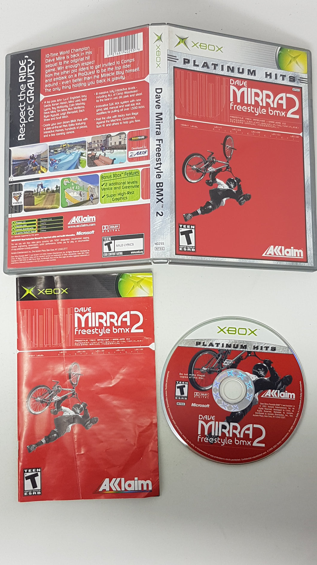Dave Mirra Freestyle BMX 2 [Platinum Hits] - Microsoft Xbox