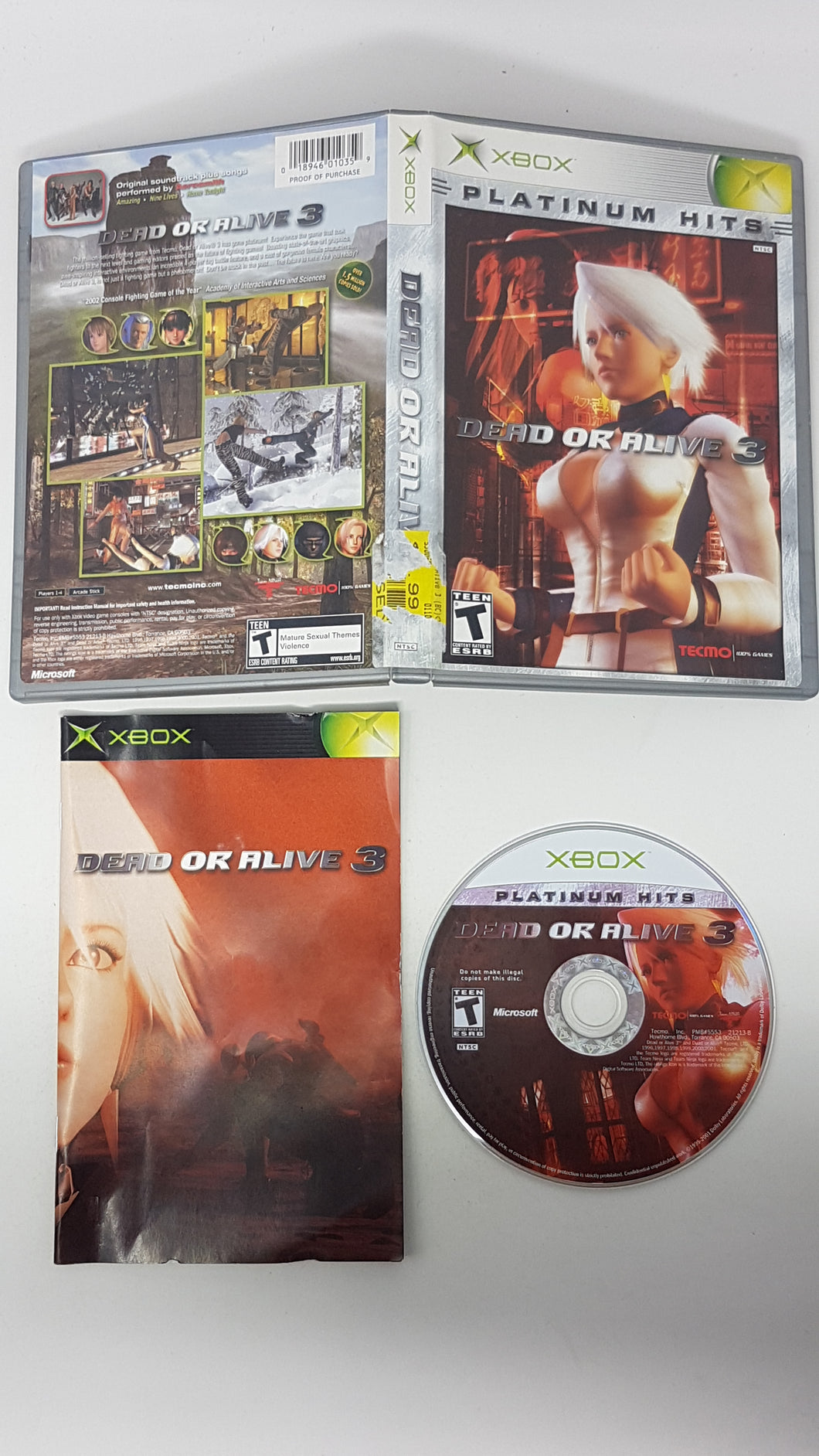 Dead or Alive 3 [Platinum Hits] - Microsoft Xbox