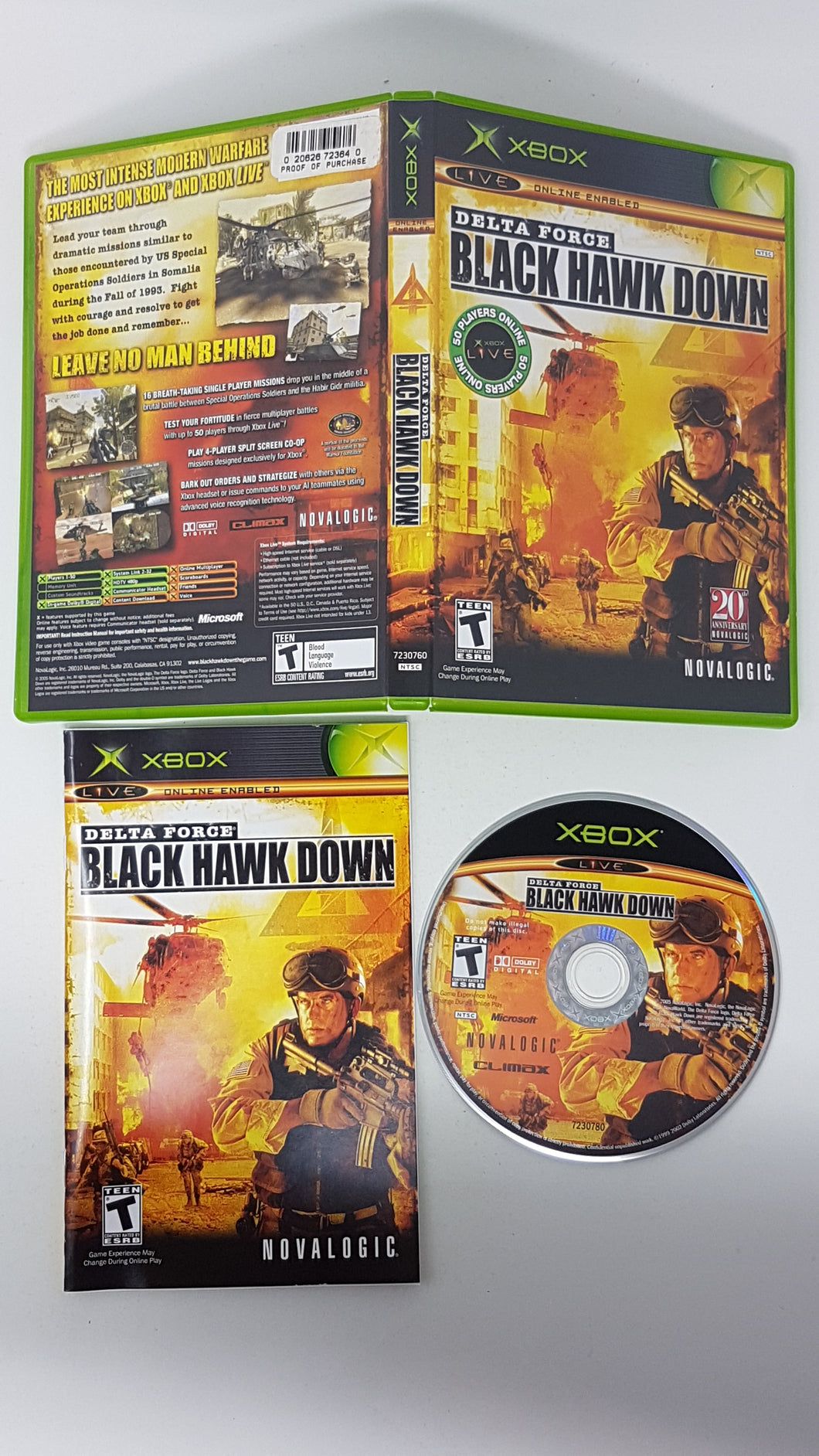 Delta Force Black Hawk Down - Microsoft Xbox
