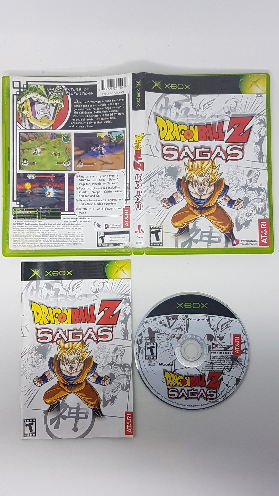 Dragon Ball Z Sagas - Microsoft Xbox