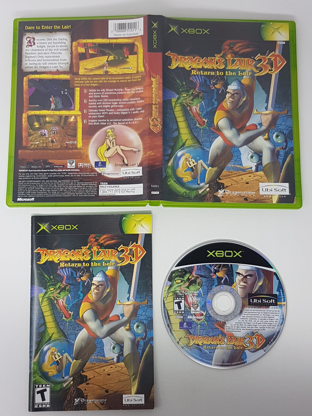 Dragon's Lair 3D - Microsoft Xbox
