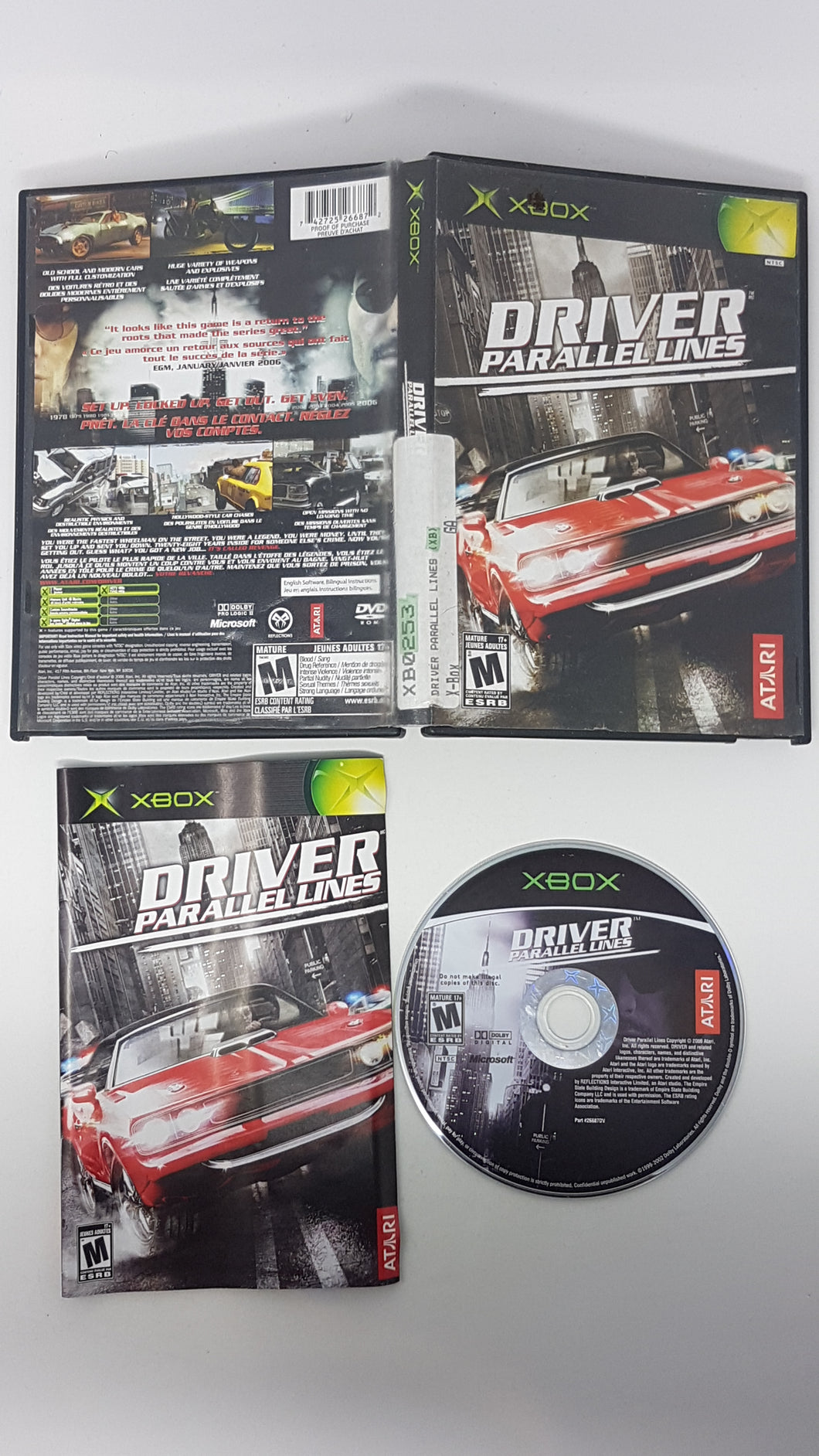 Driver Parallel Lines - Microsoft Xbox