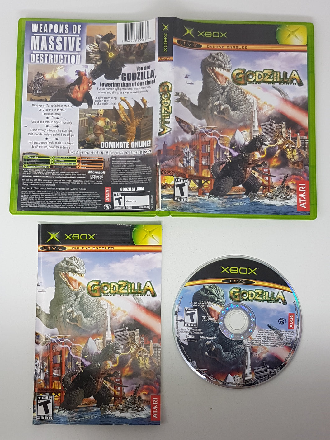 Godzilla Save the Earth - Microsoft Xbox