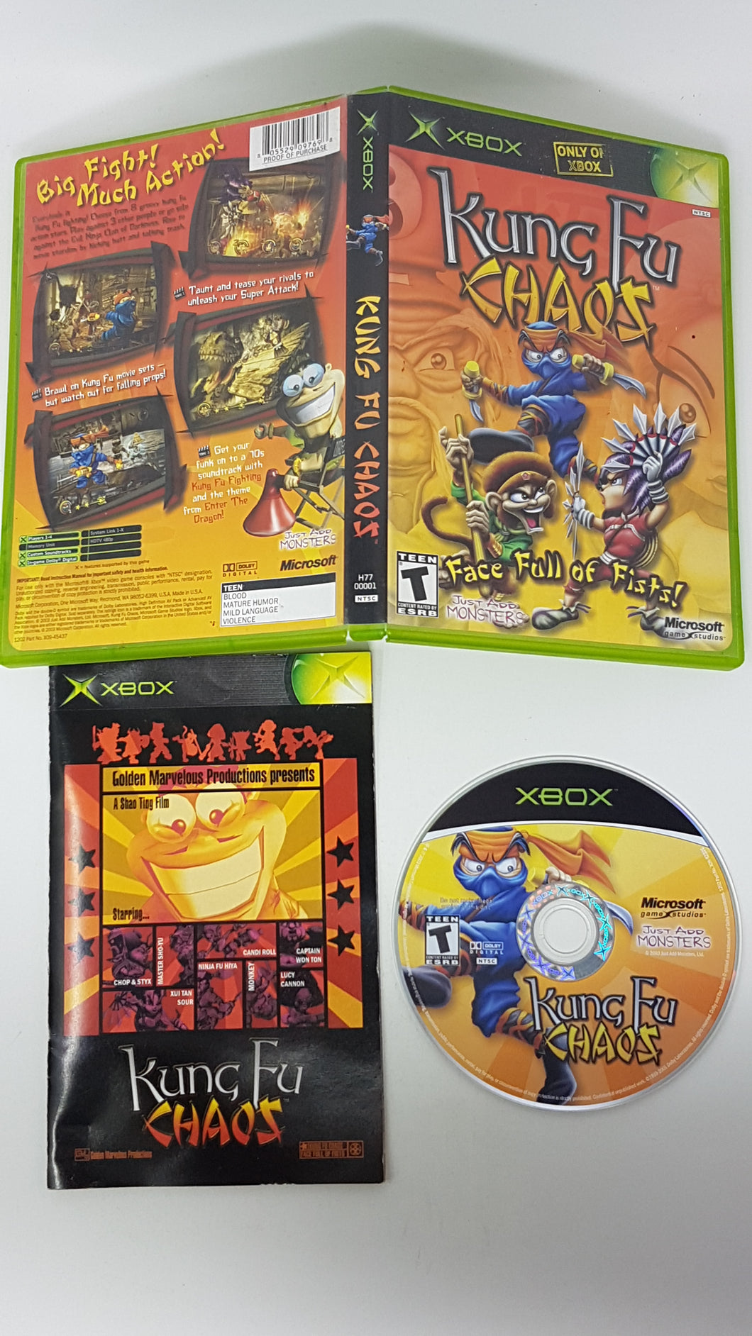 Kung Fu Chaos - Microsoft Xbox