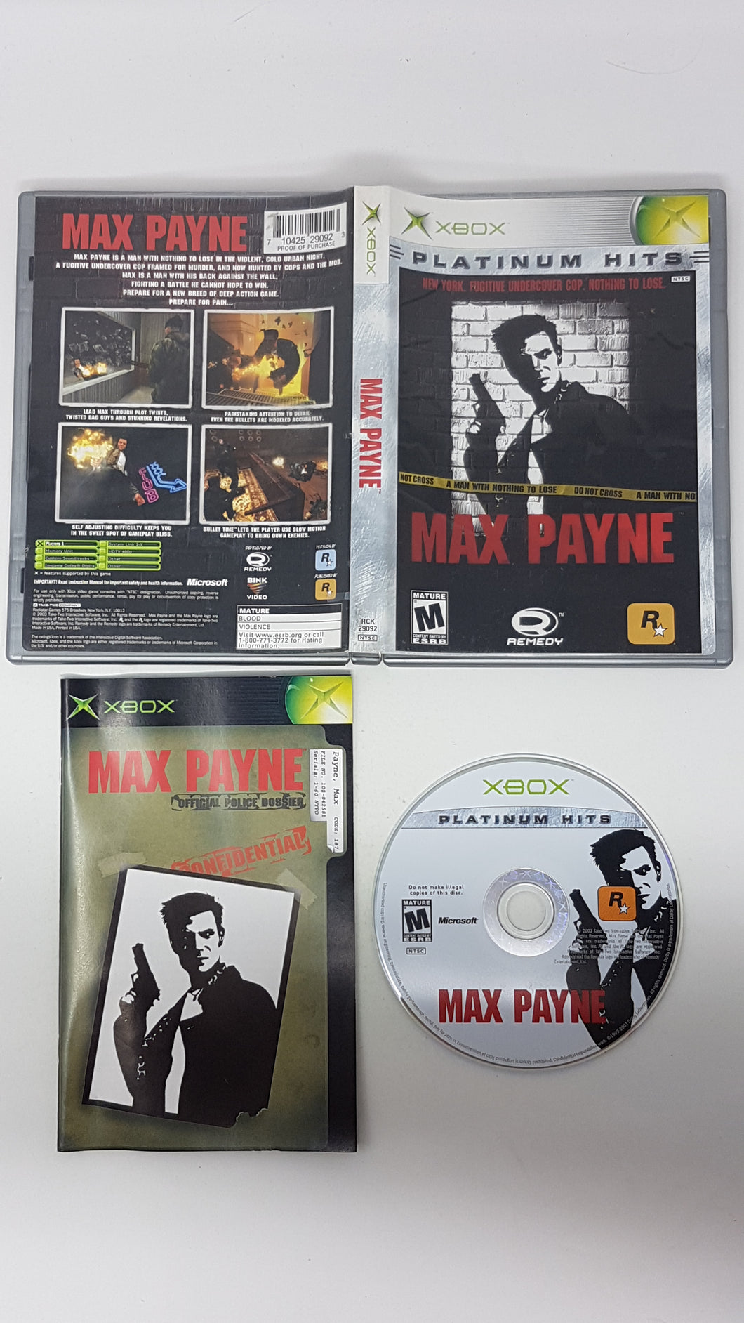 Max Payne [Palmarès Platine] - Microsoft Xbox
