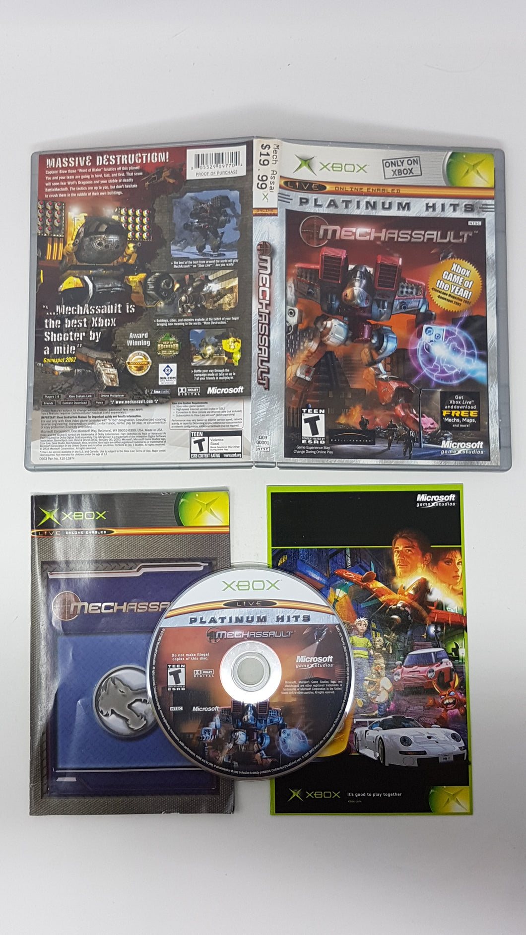 MechAssault [Palmarès Platine] - Microsoft Xbox