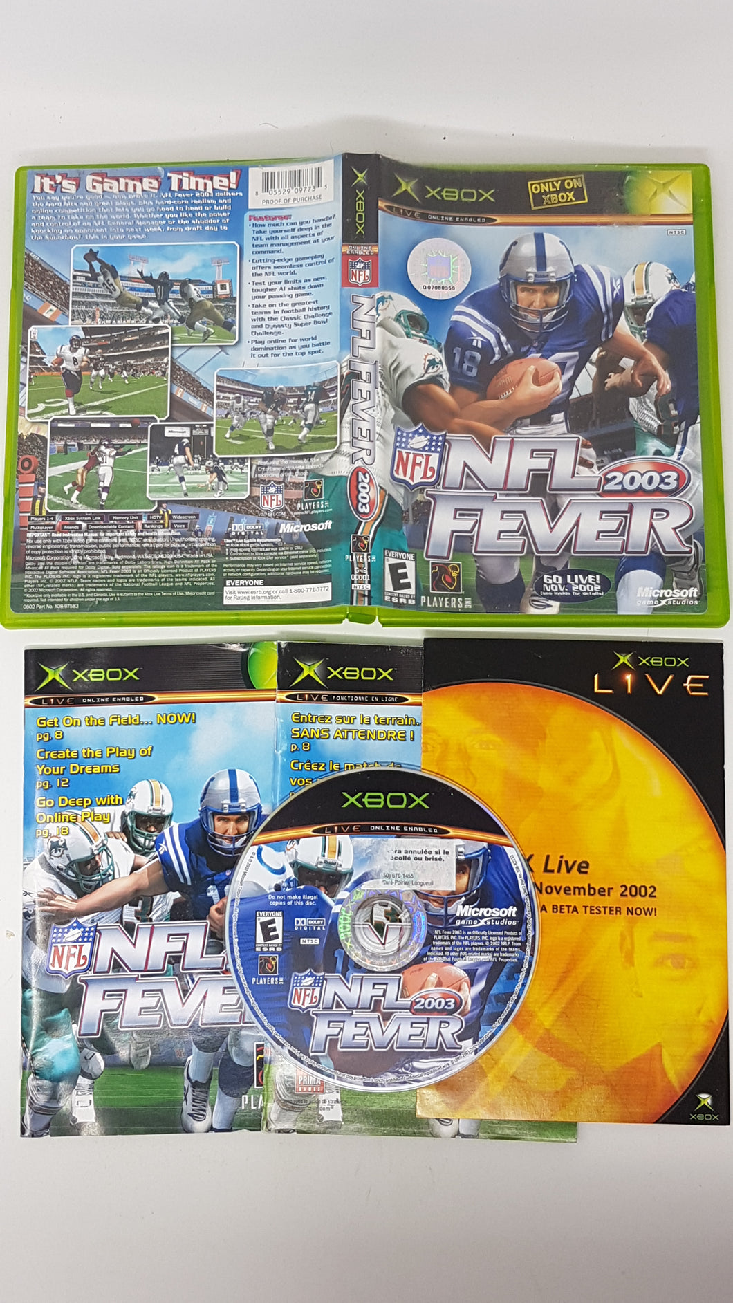 NFL Fever 2003 - Microsoft Xbox