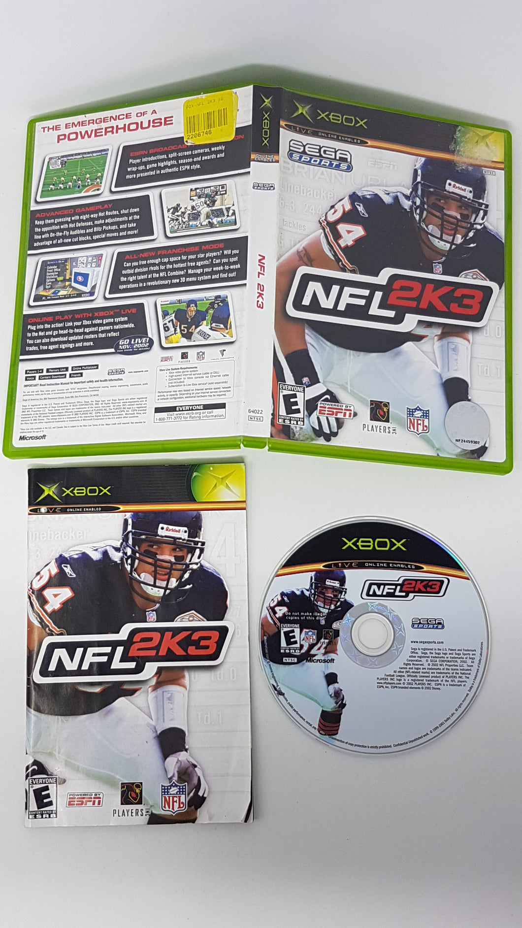 NFL 2K3 - Microsoft Xbox