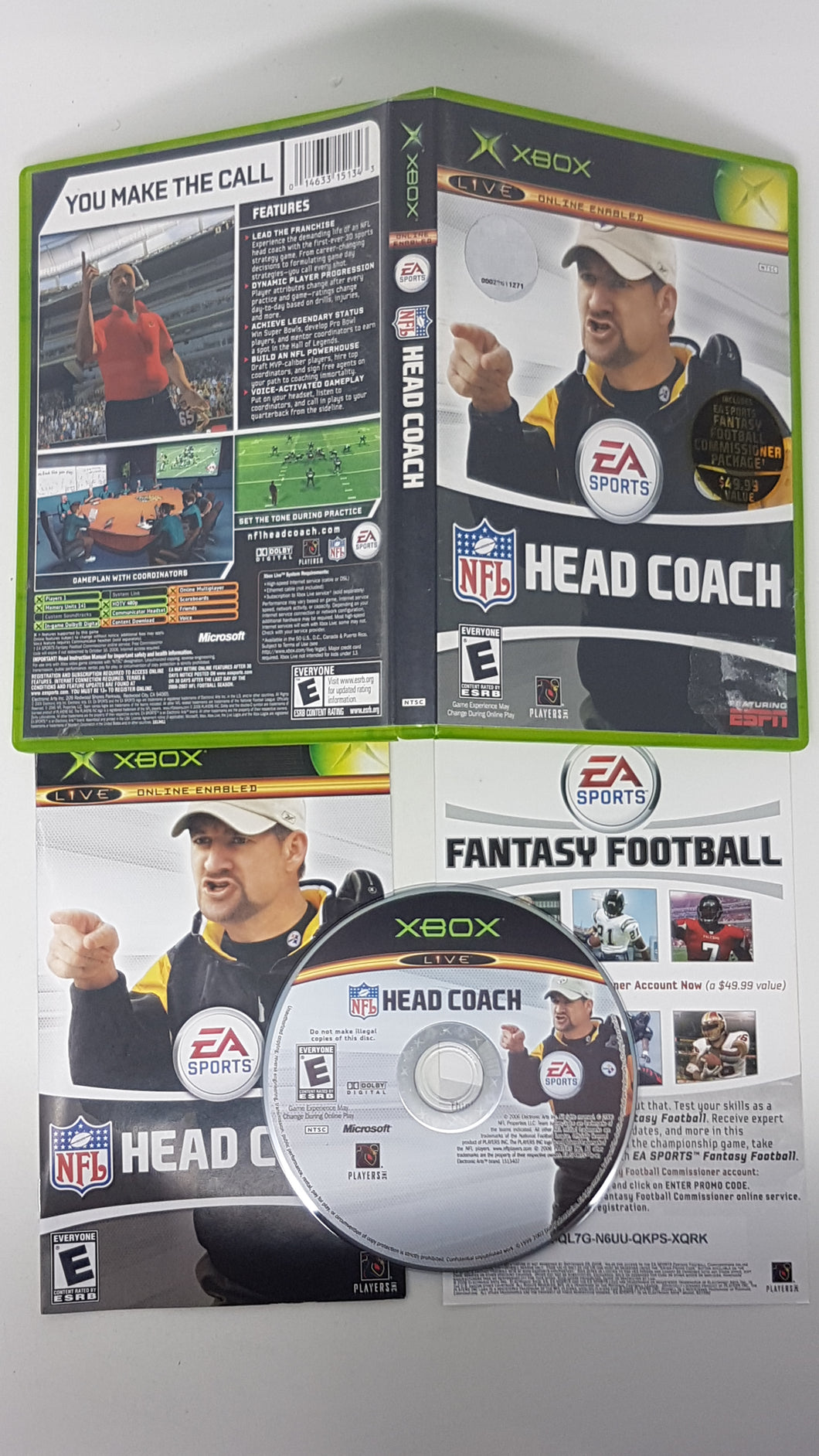 NFL Head Coach - Microsoft Xbox