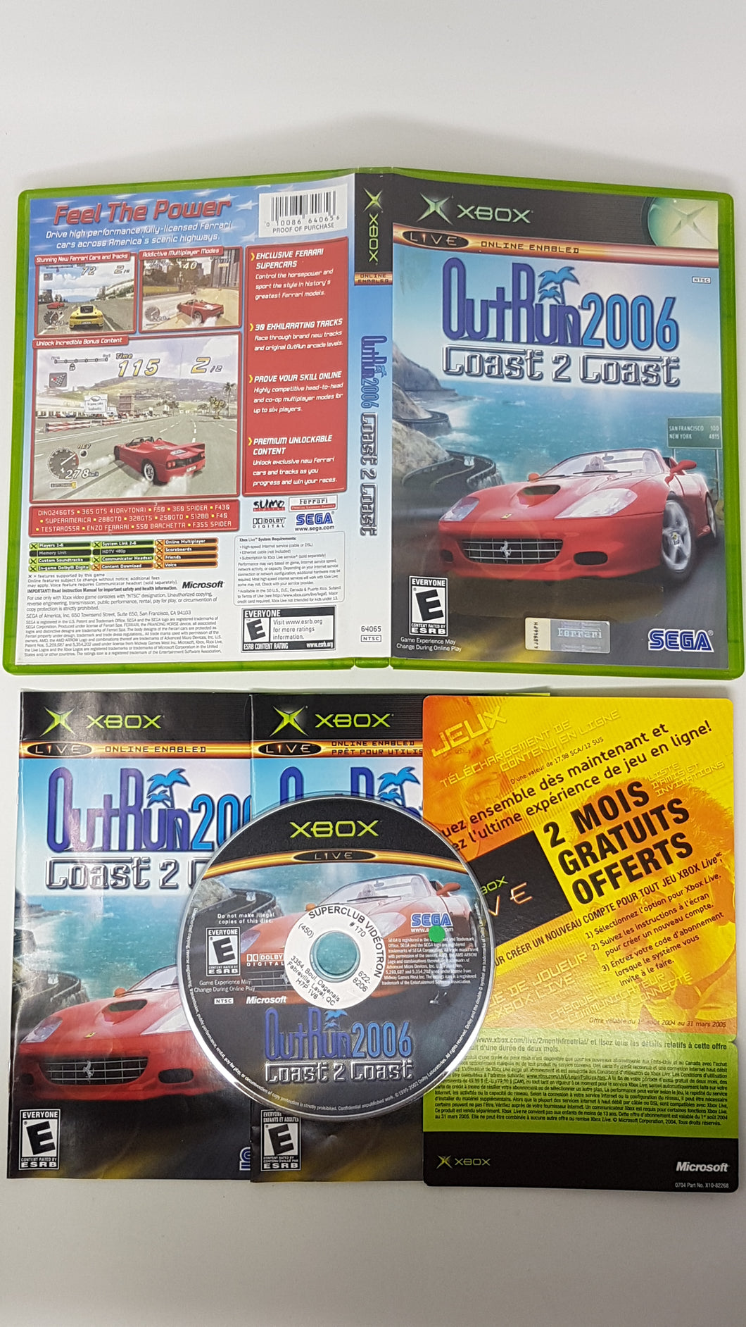OutRun 2006 Coast 2 Coast - Microsoft Xbox