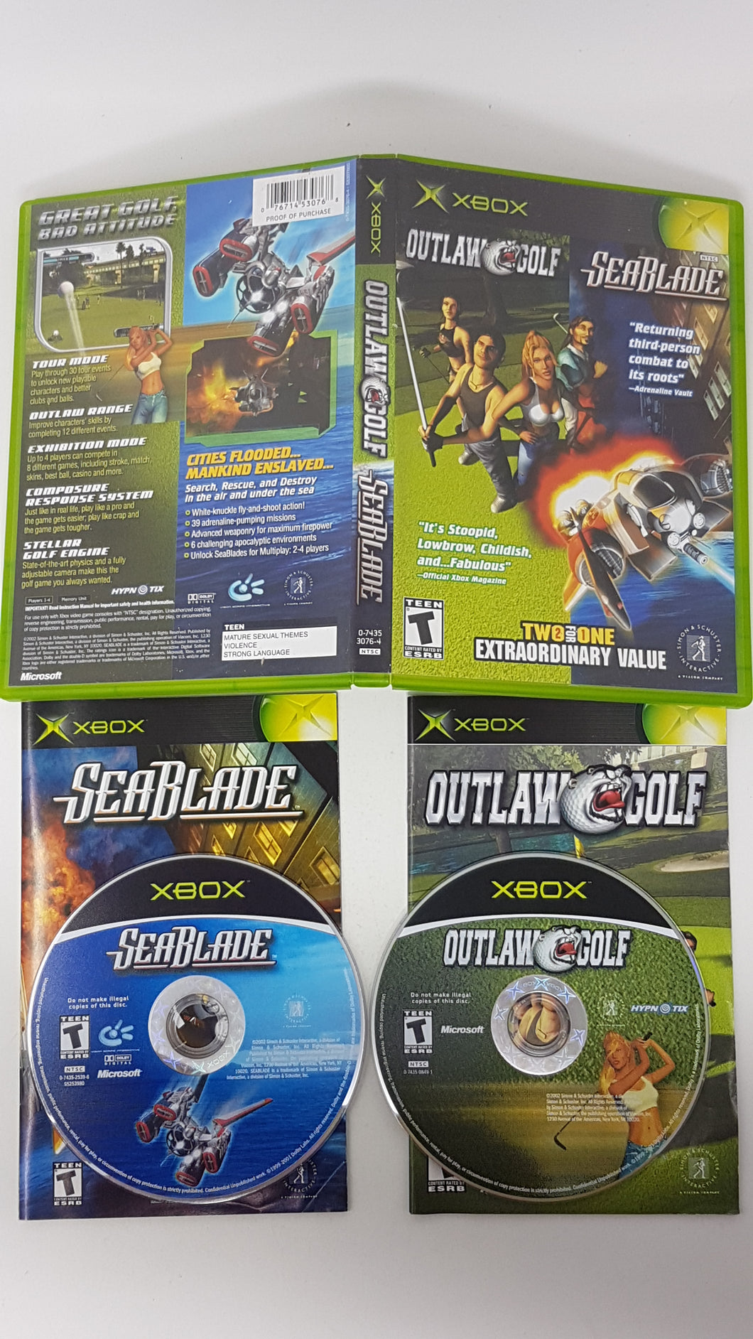 Outlaw Golf and SeaBlade - Microsoft Xbox