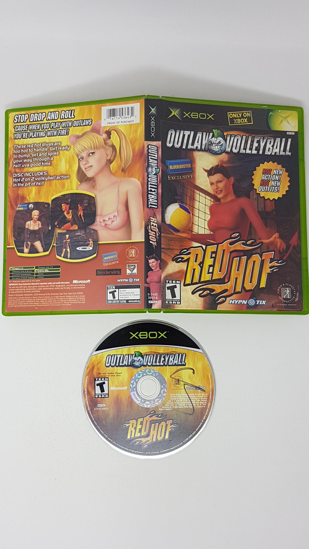 Outlaw Volleyball Red Hot - Microsoft Xbox