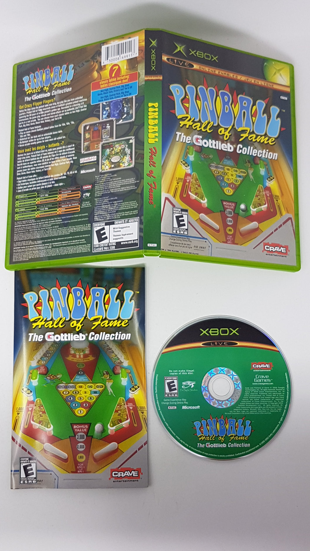 Pinball Hall of Fame The Gottlieb Collection - Microsoft Xbox
