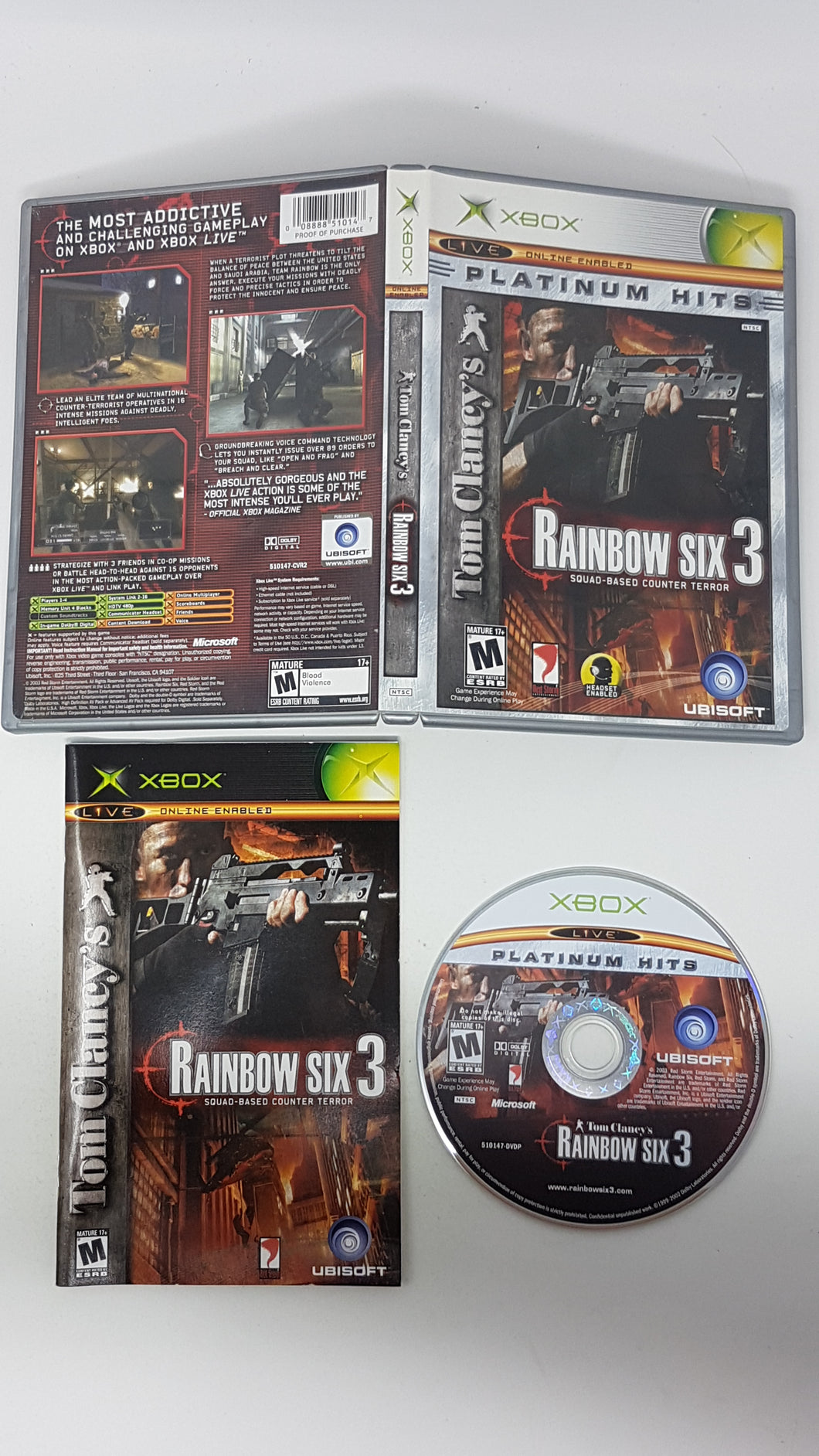 Rainbow Six 3 [Platinum Hits] - Microsoft Xbox
