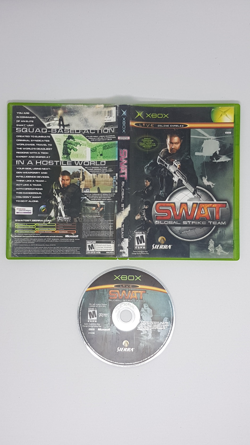 SWAT Global Strike Team - Microsoft Xbox