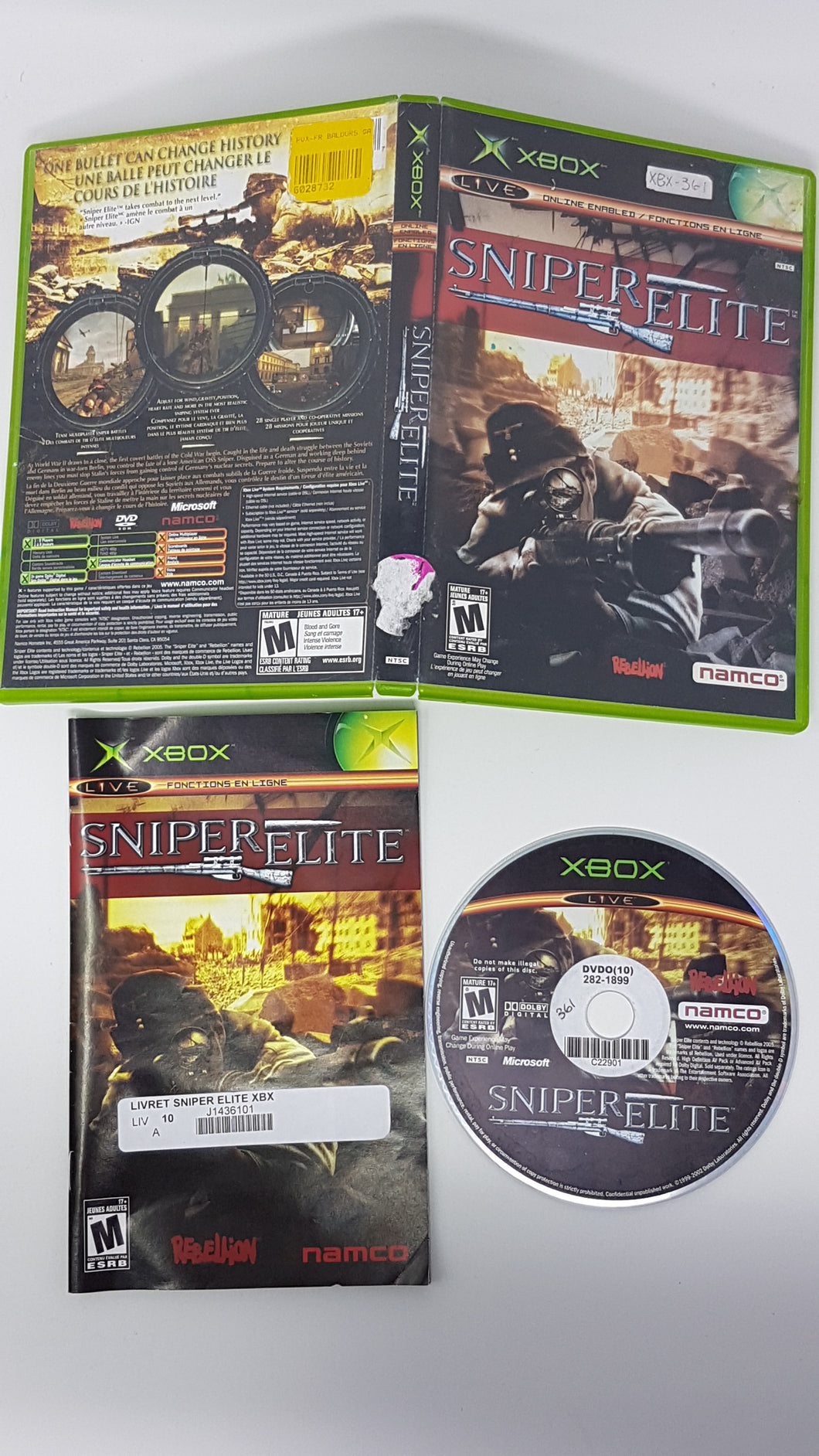Sniper Elite - Microsoft Xbox