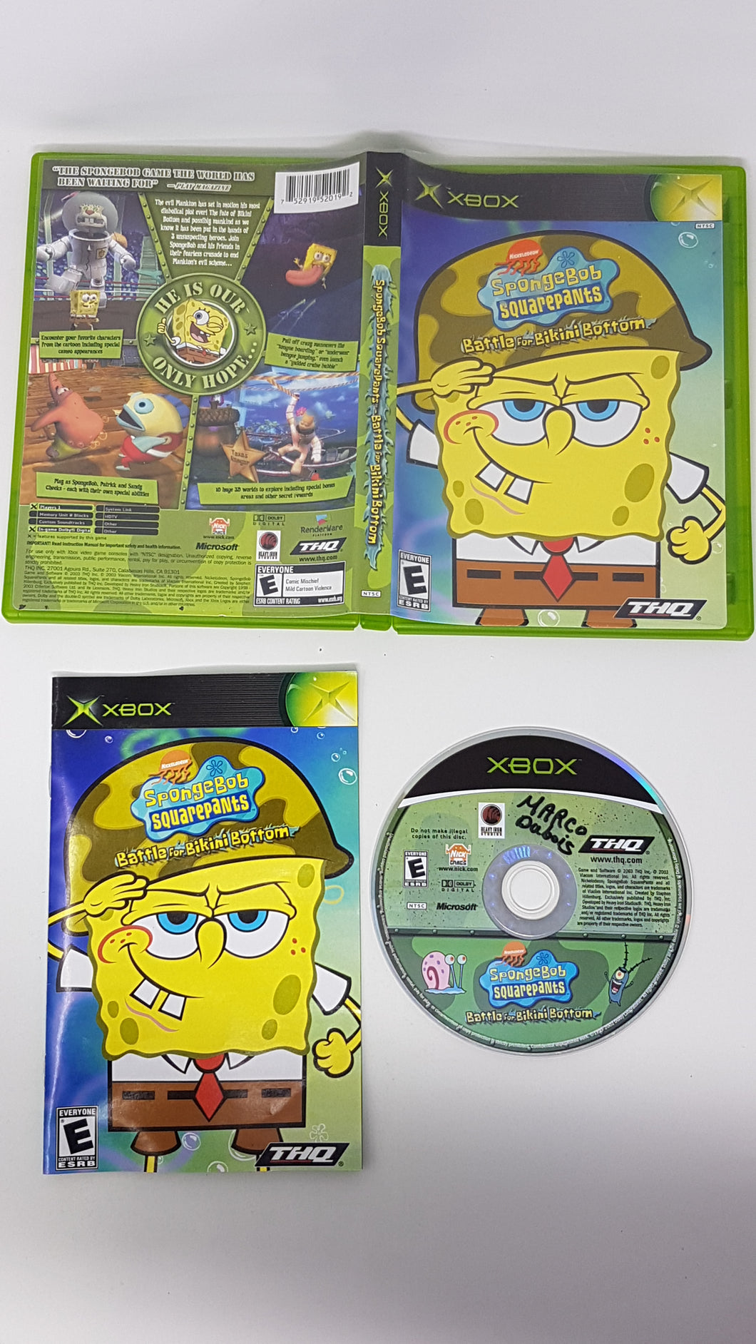 SpongeBob SquarePants Battle for Bikini Bottom - Microsoft Xbox