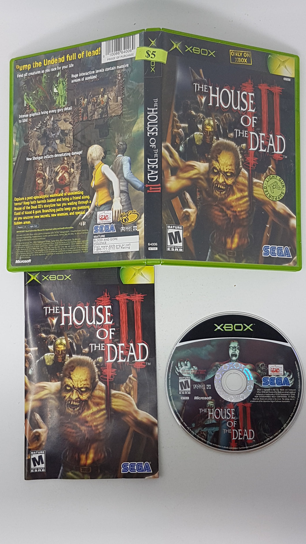 House of the Dead 3 - Microsoft Xbox