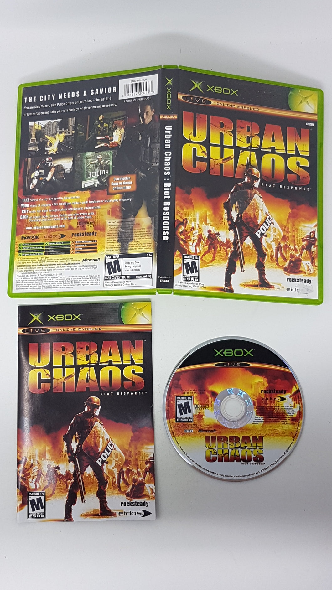 Urban Chaos Riot Response - Microsoft Xbox