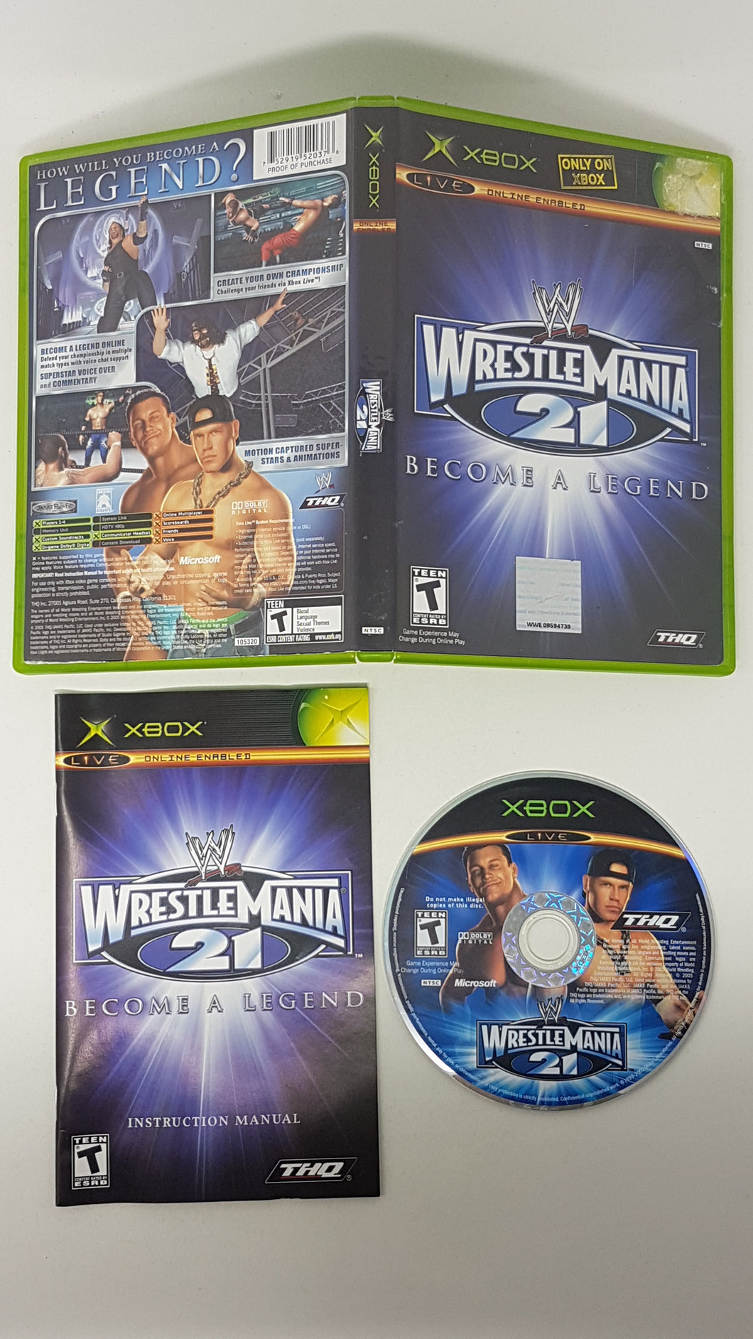WWE Wrestlemania 21 - Microsoft Xbox