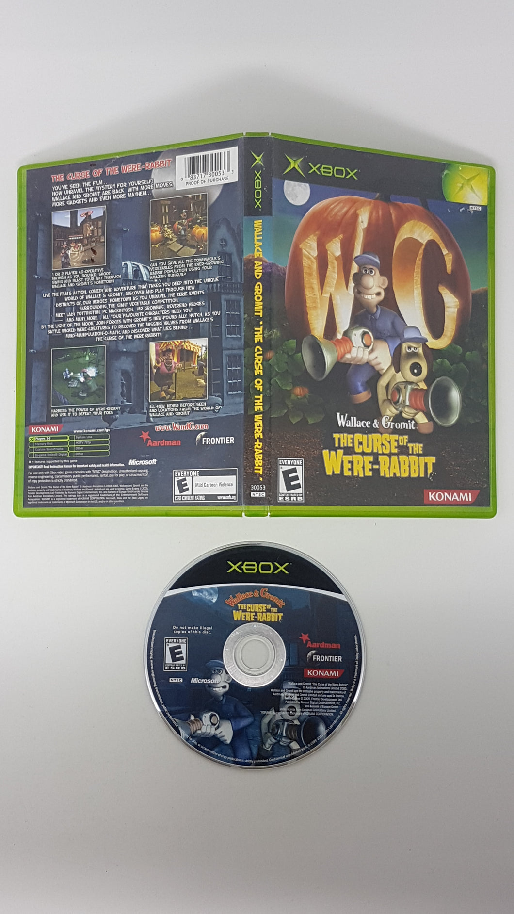 Wallace and Gromit Curse of the Were Rabbit - Microsoft Xbox