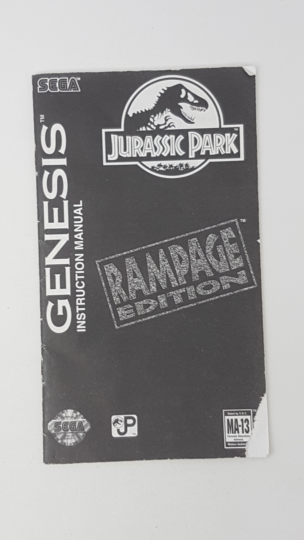 Jurassic Park Rampage Edition [manuel] - Genesis