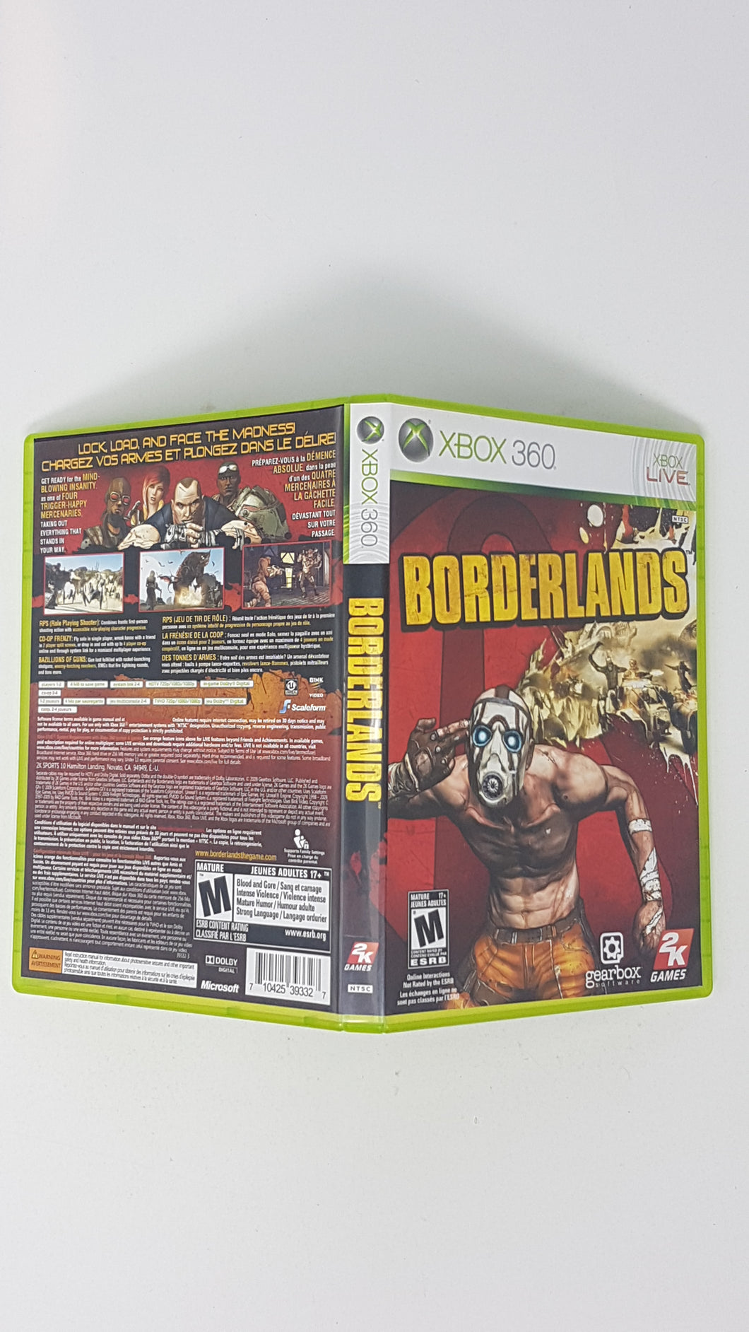 Borderlands [box] - Microsoft Xbox360